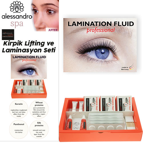 Wimpernwelle  Kirpik Lifting ve Kaş Laminasyon  Seti 24 uygulama 